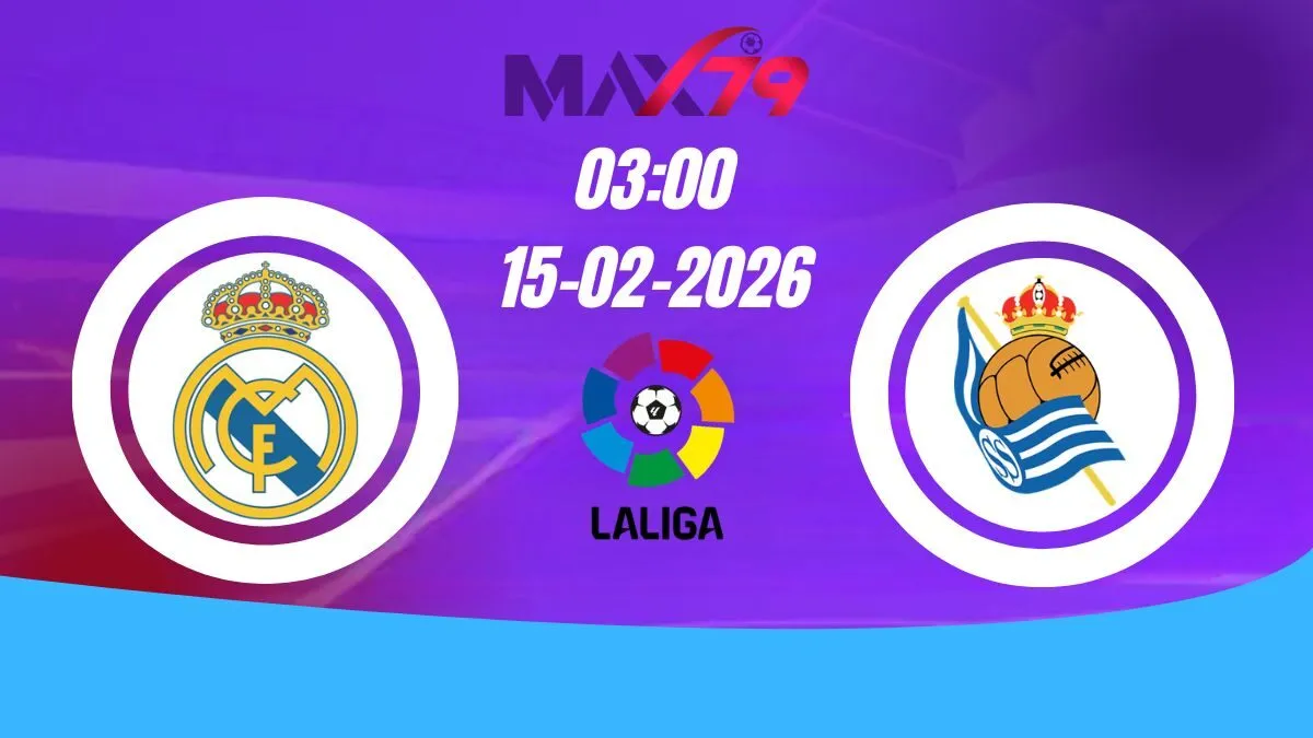 Soi kèo Real Madrid vs Real Sociedad | 03h00 - 15/02/2026 - La Liga
